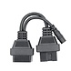 Mitsubishi/Hyundai 12 Pins OBD1 - 16 Pins OBD2 Verloopkabel Personenauto Mitsubishi/Hyundai 12 Pins OBD1 - 16 Pins OBD2 Verloopkabel Personenauto