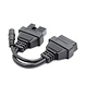 Mitsubishi/Hyundai 12 Pins OBD1 - 16 Pins OBD2 Verloopkabel Personenauto Mitsubishi/Hyundai 12 Pins OBD1 - 16 Pins OBD2 Verloopkabel Personenauto