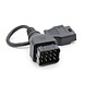 GAZ 12 Pins OBD1 - 16 Pins OBD2 Verloopkabel GAZ 12 Pins OBD1 - 16 Pins OBD2 Verloopkabel