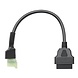 Honda 4 Pins OBD - 16 Pins OBD2 Verloopkabel Motorfiets Honda 4 Pins OBD - 16 Pins OBD2 Verloopkabel Motorfiets