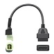 Honda 4 Pins OBD - 16 Pins OBD2 Verloopkabel Motorfiets Honda 4 Pins OBD - 16 Pins OBD2 Verloopkabel Motorfiets