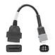 Suzuki 6 Pins OBD - 16 Pins OBD2 Verloopkabel Motorfiets Suzuki 6 Pins OBD - 16 Pins OBD2 Verloopkabel Motorfiets