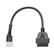 Universele 6 Pins - 16 Pins OBD2 Verloopkabel Motorfiets Universele 6 Pins - 16 Pins OBD2 Verloopkabel Motorfiets