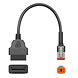 Harley Davidson 4 Pins - 16 Pins OBD2 Motorfiets Verloopkabel Harley Davidson 4 Pins - 16 Pins OBD2 Motorfiets Verloopkabel