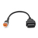 Harley Davidson 4 Pins - 16 Pins OBD2 Motorfiets Verloopkabel Harley Davidson 4 Pins - 16 Pins OBD2 Motorfiets Verloopkabel