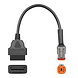 Harley Davidson 6 Pins OBD - 16 Pins OBD2 Verloopkabel Motorfiets Harley Davidson 6 Pins OBD - 16 Pins OBD2 Verloopkabel Motorfiets