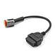 Harley Davidson 6 Pins OBD - 16 Pins OBD2 Verloopkabel Motorfiets Harley Davidson 6 Pins OBD - 16 Pins OBD2 Verloopkabel Motorfiets
