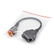 Harley Davidson 6 Pins OBD - 16 Pins OBD2 Verloopkabel Motorfiets Harley Davidson 6 Pins OBD - 16 Pins OBD2 Verloopkabel Motorfiets