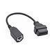 Honda 3 Pins OBD1 - 16 Pins OBD2 Verloopkabel Personenauto Honda 3 Pins OBD1 - 16 Pins OBD2 Verloopkabel Personenauto