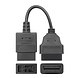 Subaru 9 Pins OBD1 - 16 Pins OBD2 Verloopkabel Personenauto Subaru 9 Pins OBD1 - 16 Pins OBD2 Verloopkabel Personenauto