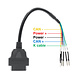 Universele 5 Pins - 16 Pins OBD2 Verloopkabel Motorfiets Universele 5 Pins - 16 Pins OBD2 Verloopkabel Motorfiets
