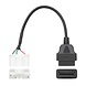 Tesla 26 Pins OBD - 16 Pins OBD2 Verloopkabel Personenauto Tesla 26 Pins OBD - 16 Pins OBD2 Verloopkabel Personenauto