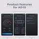 XTOOL AD10 ELM327 OBD2 Bluetooth 4.2 Interface XTOOL AD10 ELM327 OBD2 Bluetooth 4.2 Interface