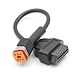 Harley Davidson 6 Pins OBD - 16 Pins OBD2 Verloopkabel Motorfiets Harley Davidson 6 Pins OBD - 16 Pins OBD2 Verloopkabel Motorfiets