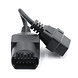 Mazda/Toyota 17 Pins OBD1 - 16 Pins OBD2 Verloopkabel Personenauto Mazda/Toyota 17 Pins OBD1 - 16 Pins OBD2 Verloopkabel Personenauto