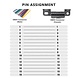 OBD2 Poort 16 Pins Met Open Eind OBD2 Poort 16 Pins Met Open Eind