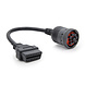 Universele 9 Pins J1939 - 16 Pins OBD2 Verloopkabel Bedrijfsvoertuig Universele 9 Pins J1939 - 16 Pins OBD2 Verloopkabel Bedrijfsvoertuig