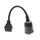 Universele 9 Pins J1939 - 16 Pins OBD2 Verloopkabel Bedrijfsvoertuig Universele 9 Pins J1939 - 16 Pins OBD2 Verloopkabel Bedrijfsvoertuig