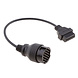 Porsche 19 Pins OBD1 - 16 Pins OBD2 Verloopkabel Personenauto Porsche 19 Pins OBD1 - 16 Pins OBD2 Verloopkabel Personenauto