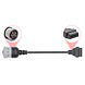 Universele 6 Pins J1708 - 16 Pins OBD2 Verloopkabel Bedijfsvoertuig Universele 6 Pins J1708 - 16 Pins OBD2 Verloopkabel Bedijfsvoertuig