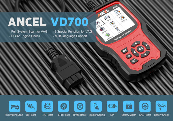 Ancel VD700 Uitleesapparaat AsTools