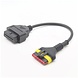 Benelli 6 Pins OBD - 16 Pins OBD2 Verloopkabel Motorfiets Benelli 6 Pins OBD - 16 Pins OBD2 Verloopkabel Motorfiets