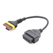 Benelli 6 Pins OBD - 16 Pins OBD2 Verloopkabel Motorfiets Benelli 6 Pins OBD - 16 Pins OBD2 Verloopkabel Motorfiets
