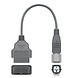 Yamaha 3 Pins OBD - 16 Pins OBD2 Verloopkabel Motorboot Yamaha 3 Pins OBD - 16 Pins OBD2 Verloopkabel Motorboot
