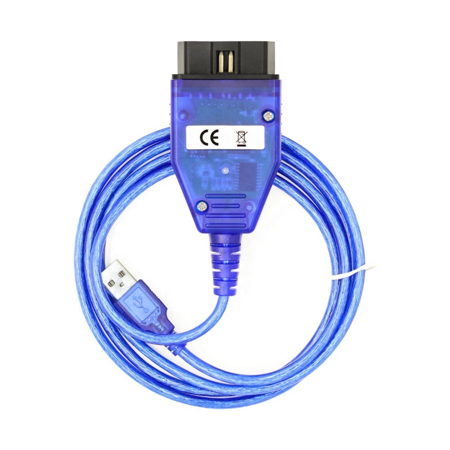 BMW K+DCAN OBD2 - USB Switch Interfacekabel Blauw - AsTools