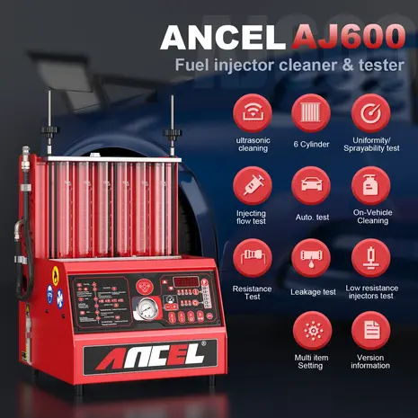 Ancel AJ600 Benzine Injectortester - AsTools
