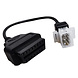 Aprilia 6 Pins OBD - 16 Pins OBD2 Verloopkabel Motorfiets Aprilia 6 Pins OBD - 16 Pins OBD2 Verloopkabel Motorfiets
