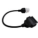 Aprilia 6 Pins OBD - 16 Pins OBD2 Verloopkabel Motorfiets Aprilia 6 Pins OBD - 16 Pins OBD2 Verloopkabel Motorfiets