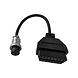 PGO 6 Pins OBD - 16 Pins OBD2 Verloopkabel Motorfiets PGO 6 Pins OBD - 16 Pins OBD2 Verloopkabel Motorfiets
