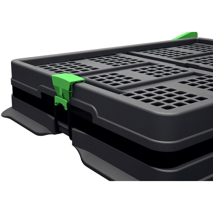 Clax Clax trolley inclusief vouwkrat groen