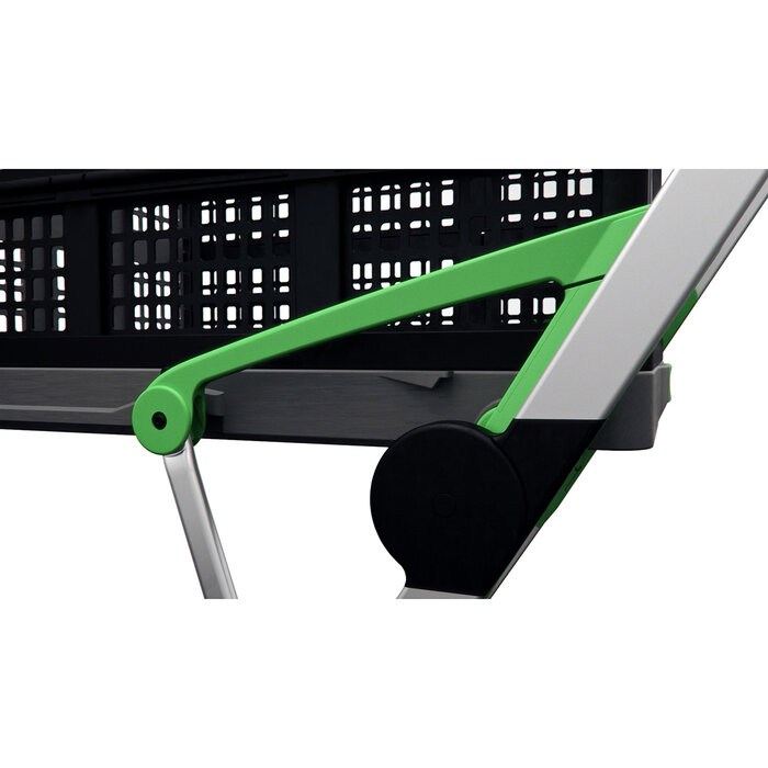 Clax Clax trolley inclusief vouwkrat groen