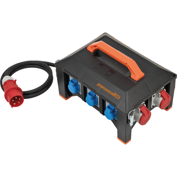 Brennenstuhl Brennenstuhl professionalLINE Rubber Bouw Distributiepaneel BSV 5-32A FI 2m H07RN-F 5G6.0 CEE32A+2x16A. 6x230V