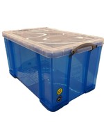 Really useful products Aufbewahrungsbox RUB 84 ltr 710x440x380mm transp blau