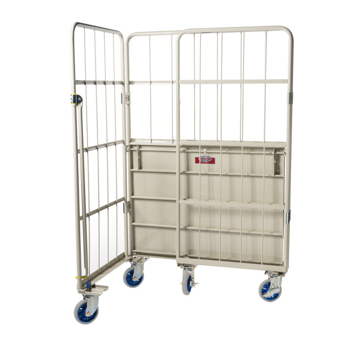 Matador Worktainer 4 roulettes pivotantes 2 avec frein max 500Kg plaque acier