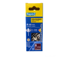 Rapid Rapid Rivets aveugles 4.8x12 blanc cassé 50pcs