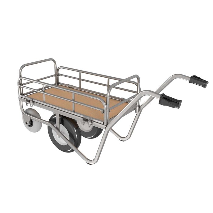 Matador Matador bloemenwagen / handkar Medium met kantelbare zijhekken en lekvrije banden.