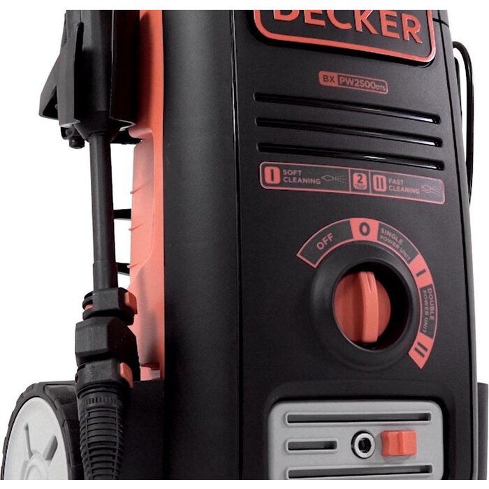 Black & Decker BLACK+DECKER Hogedrukreiniger BXPW2500DTS - 150 Bar - 2500 Watt - Max Debiet 810 l/u