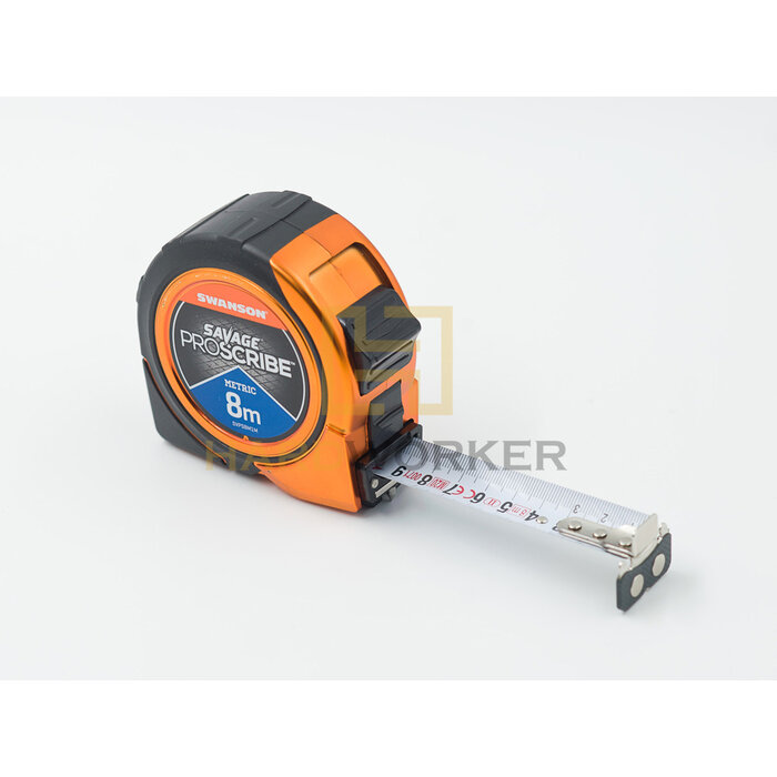 Swanson Swanson Savage Mètre à ruban magnétique et à aiguille circulaire 8m/27mm