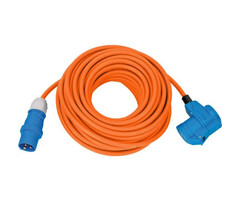 Brennenstuhl Câble adaptateur Brennenstuhl CEE IP44 25m orange H07RN-F Fiche 3G2.5 CEE. couplage coudé 230V/16A