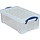 Really Useful Box opbergdoos - Opbergbox met deksel 9 liter - Transparant