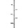 Esschert Design Telescopische etagere - 210cm t/m 301cm - Verstelbaar - 5 niveau's - Zwart