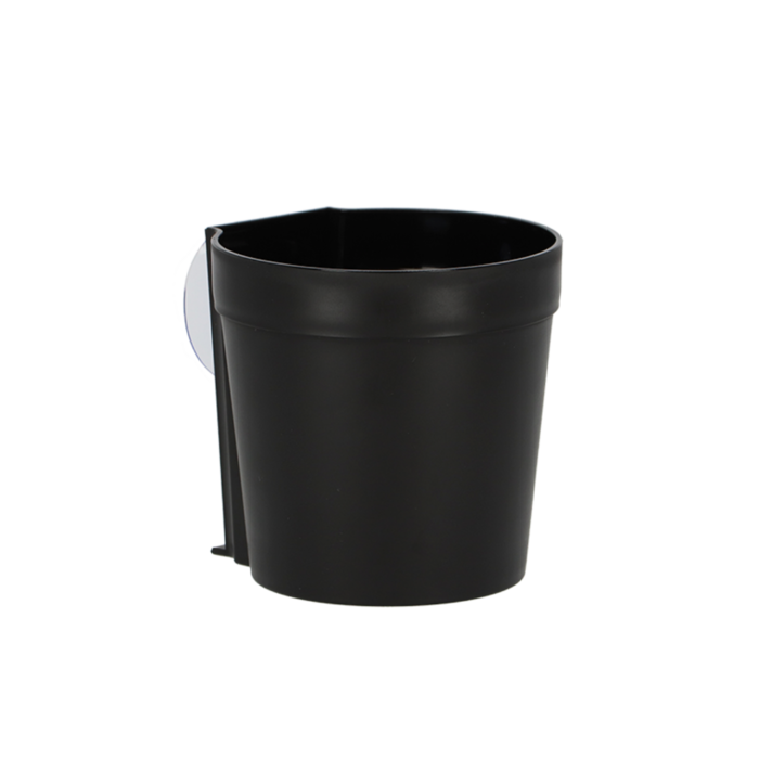 Esschert Design Raampot met zuignap Zwart maat S