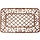 Paillasson rectangulaire à motifs de diamants