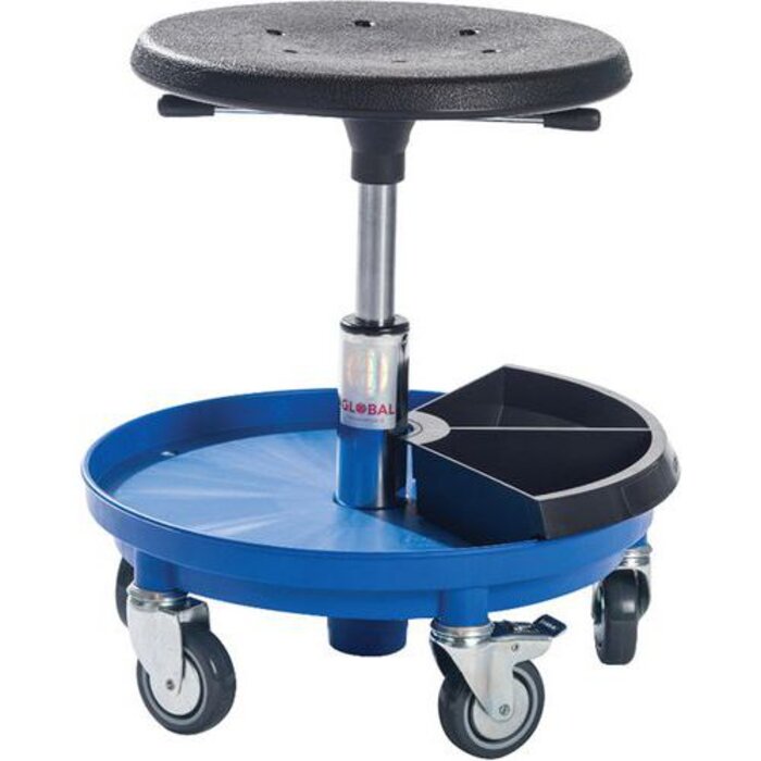 Global Stole Tabouret de garage ou de travail Global Stole  Sigma 400P bleu
