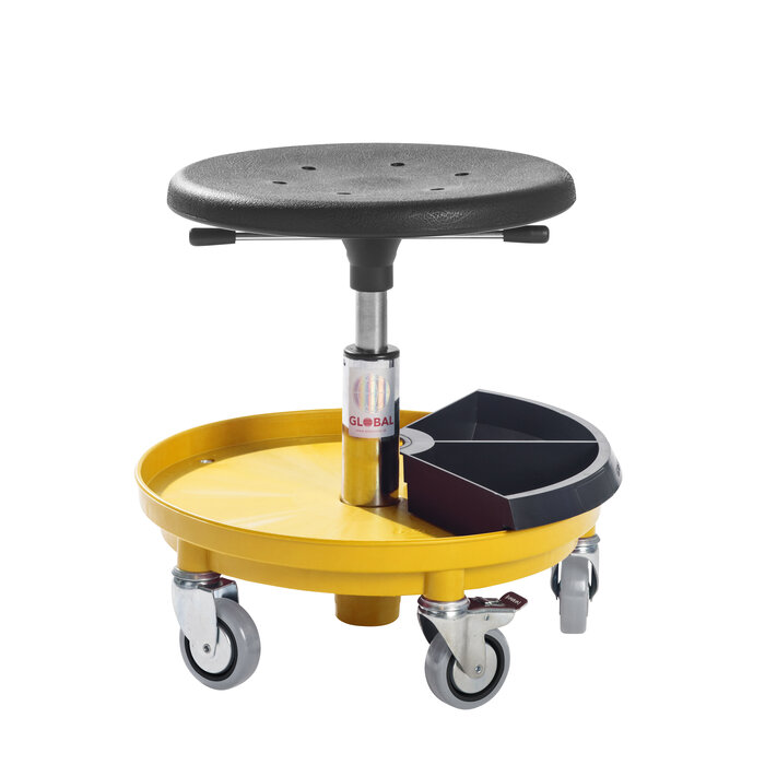 Global Stole Global Stole tabouret de garage ou de travail Sigma 400P jaune