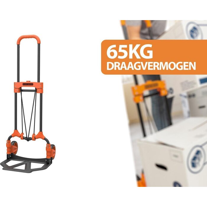 Black & Decker Chariot  BLACK+DECKER BXWT-H200 - Compact - Pliable - Max 65 Kilo